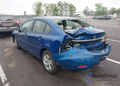2013 Honda Civic Lx из США, поврежденный, VIN 19XFB2F50DE064295